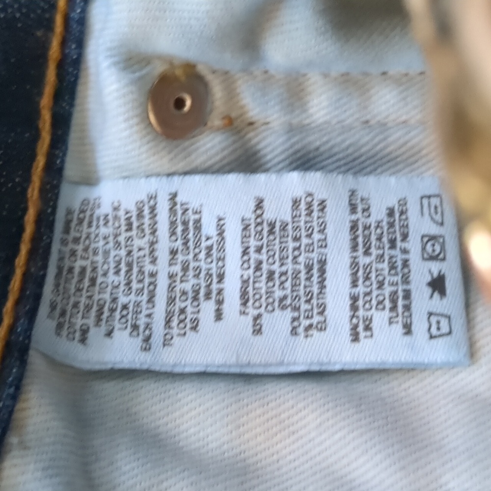 DEREK LAM* Crosby 10 'Devi' mid rise authentic skinny jean medium wash 15" flat - Picture 8 of 11